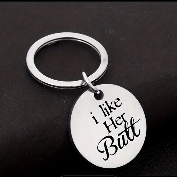 ANY 2/$18! 2 Piece Stainless Steel Funny Keychainain/Backpackck Charm - Picture 2 of 3